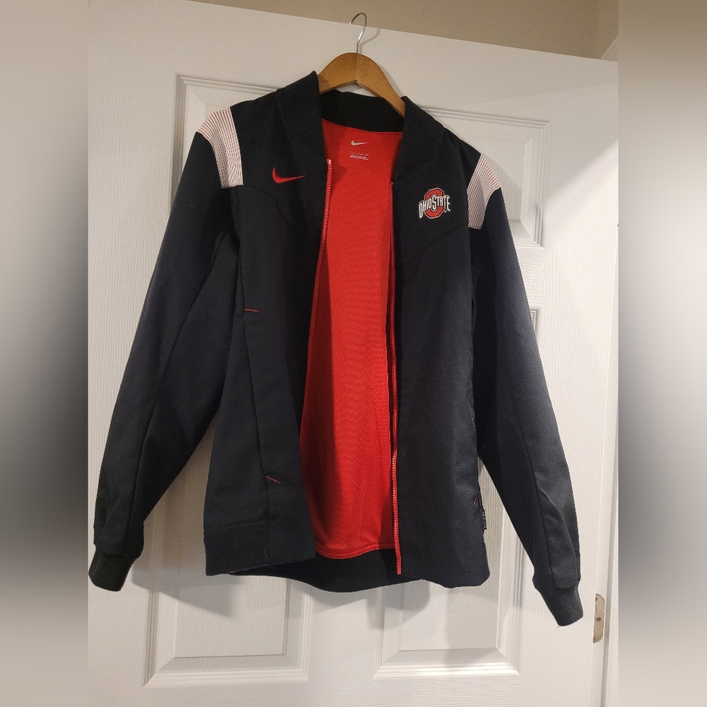 Womens small Ohio State zip up thick jacket